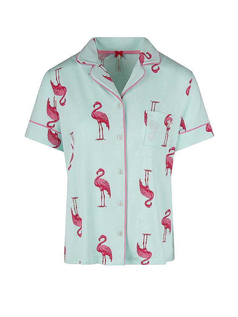 Camicia da pigiama verde chiaro XL
