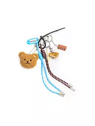 SHOUIA | Taschenanhänger #23 TEDDY BLUE | Marrone