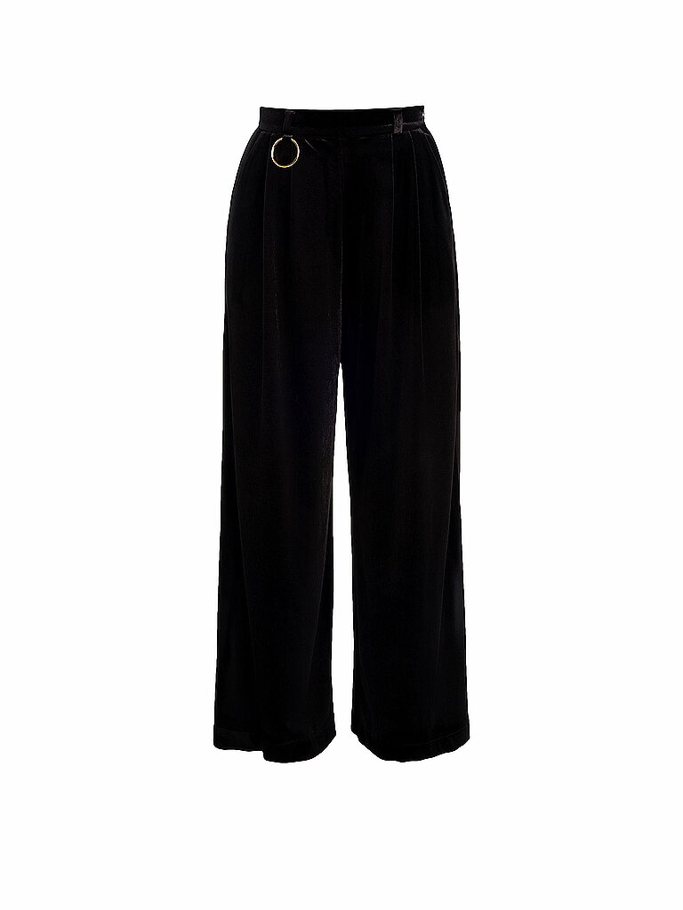 Pantaloni di velluto nero 36
