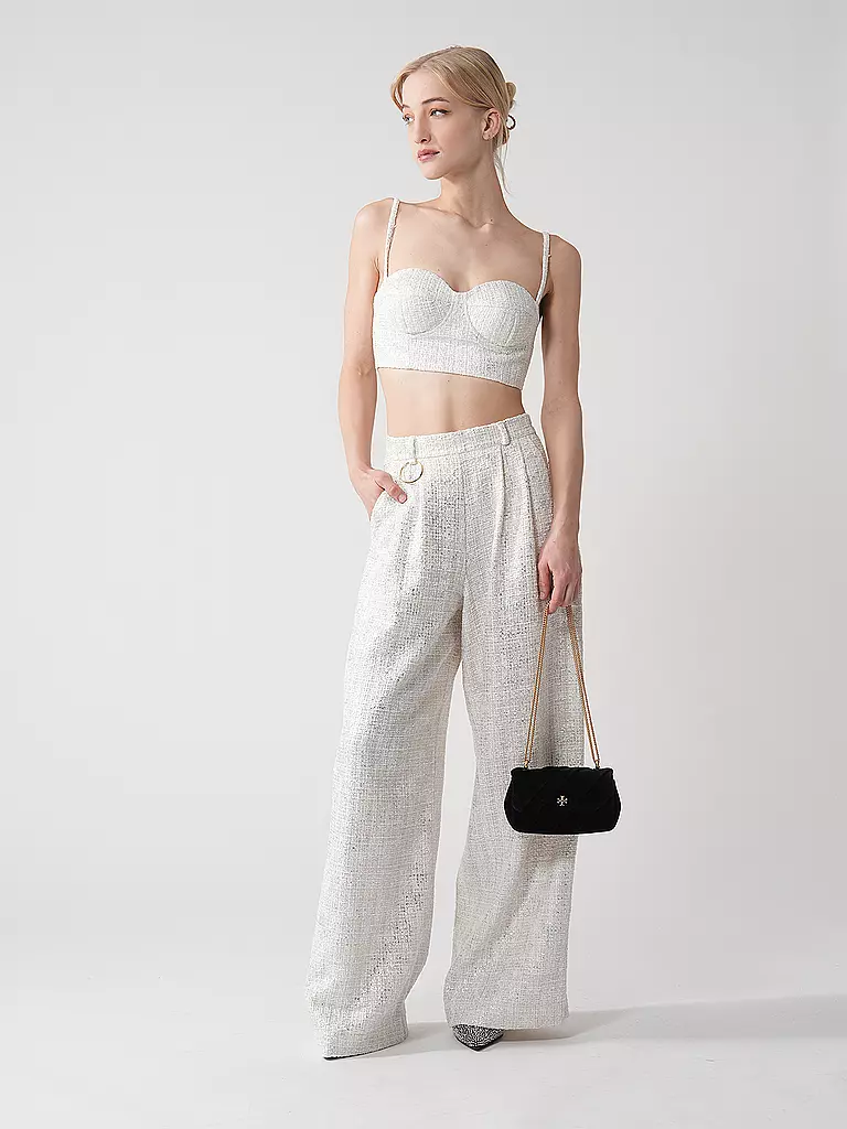 SILVIA SCHNEIDER | Pantaloni business | Argento