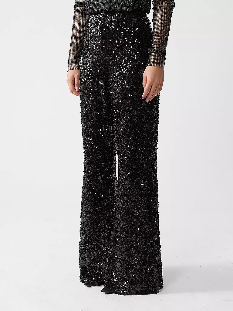 SILVIA SCHNEIDER | Pantaloni Flared Fit | Nero