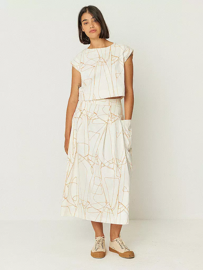 SKFK | Blusa-camicia JANA | Bianco