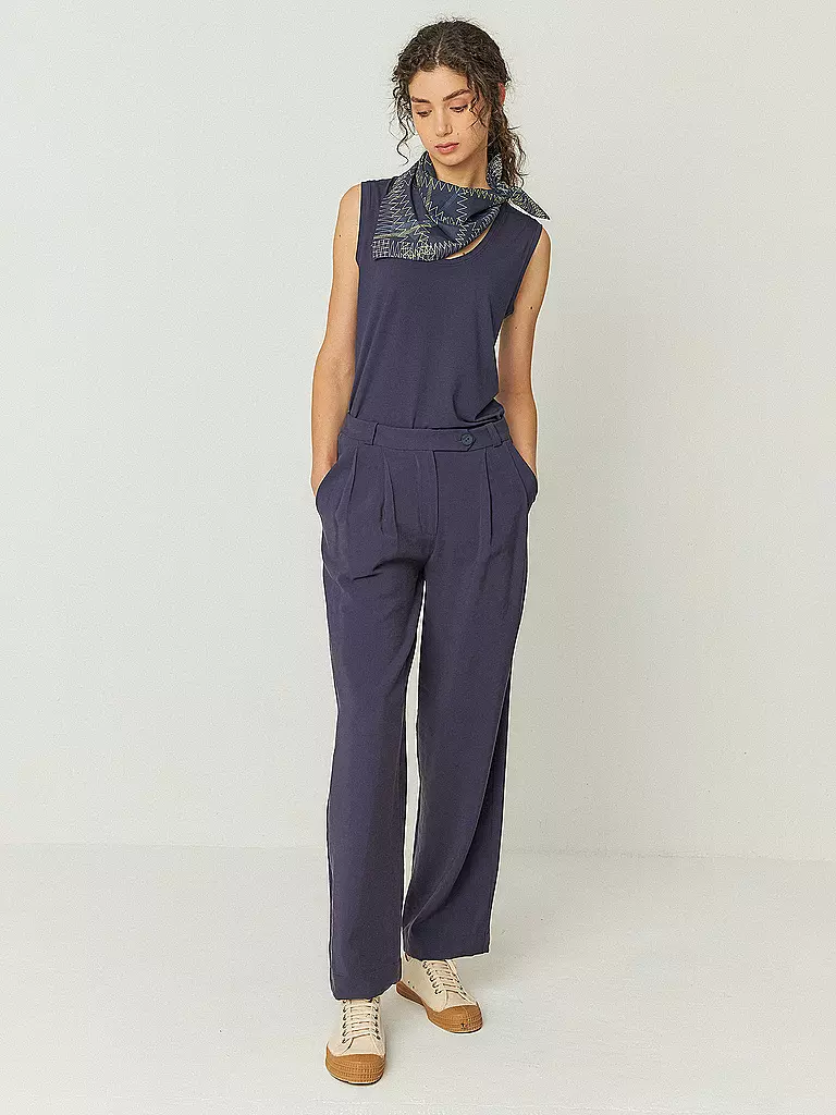 SKFK | Pantaloni business HAIDE | Blu scuro