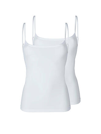 SKINY | Top confezione da 2 "Micro Lovers" (Bianco)