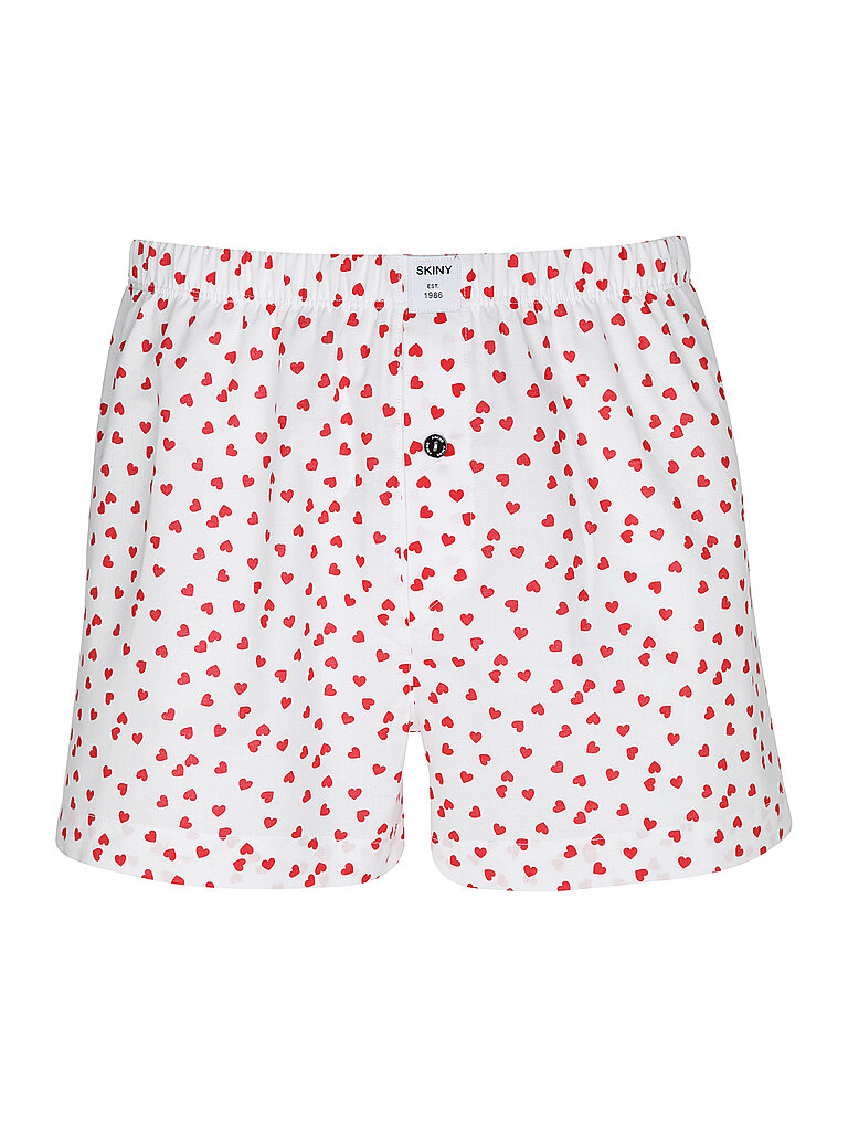 Boxershorts BOXERSENSATION vday hearts bianco M