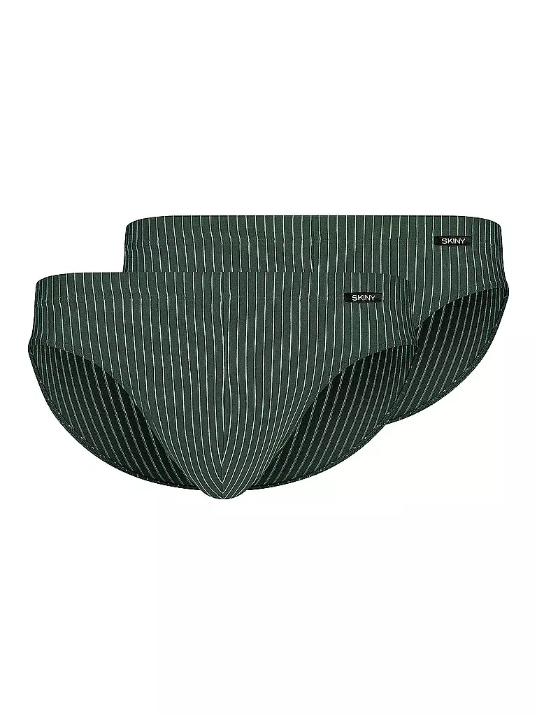 SKINY | Brasil Slip confezione da 2 olive stripes | Oliva
