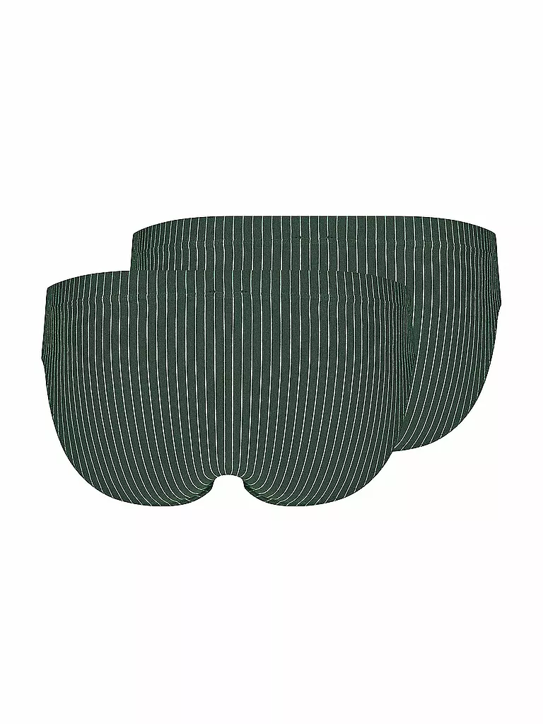 SKINY | Brasil Slip confezione da 2 olive stripes | Oliva