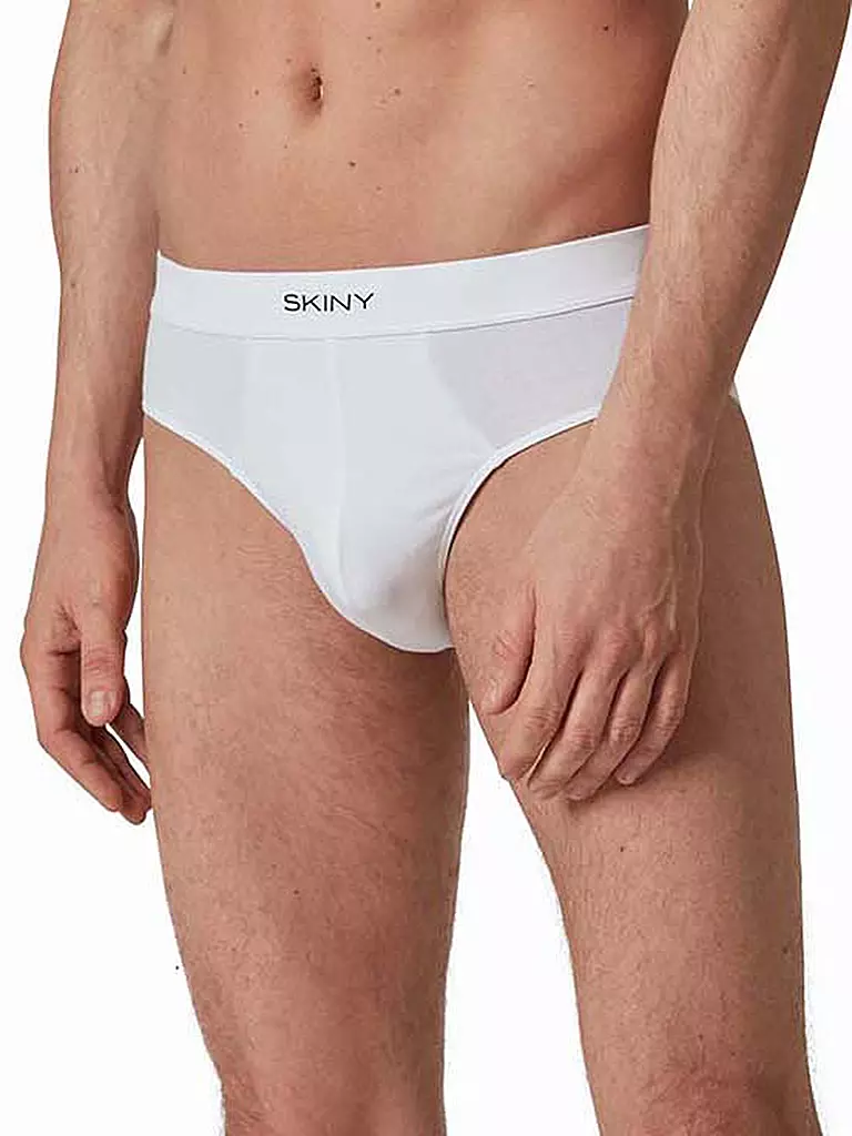 SKINY | Brasil Slip Organic Cotton Deluxe Weiss | Bianco