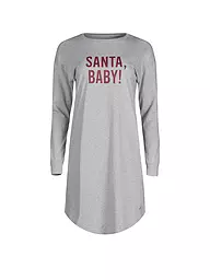 SKINY | Camicia da notte - Sleepshirt grigio mélange | Grigio chiaro
