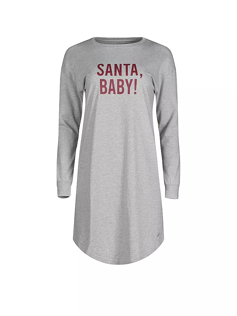 SKINY | Camicia da notte - Sleepshirt grigio mélange | Grigio chiaro
