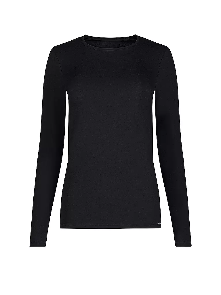 SKINY | Maglia a maniche lunghe COTTON ESSENTIALS | Nero