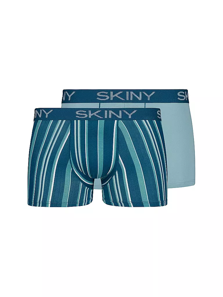 SKINY | Pants 2er Pkg. lapisblue stripes selection | Menta
