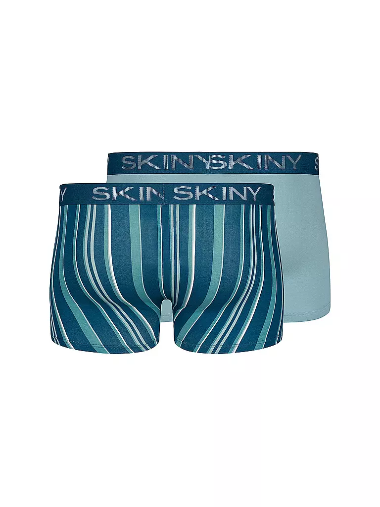 SKINY | Pants 2er Pkg. lapisblue stripes selection | Menta