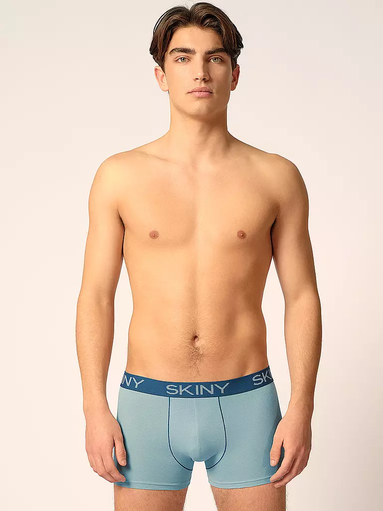 SKINY | Pants 2er Pkg. lapisblue stripes selection | Menta