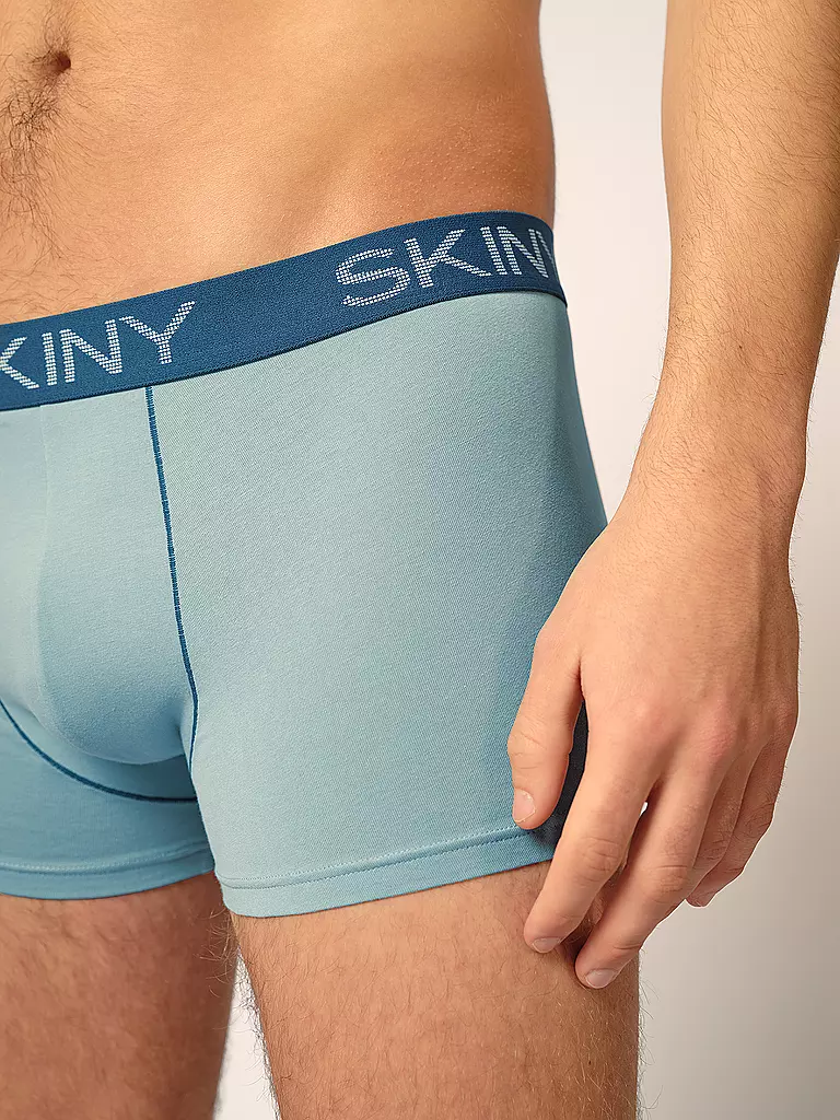 SKINY | Pants 2er Pkg. lapisblue stripes selection | Menta