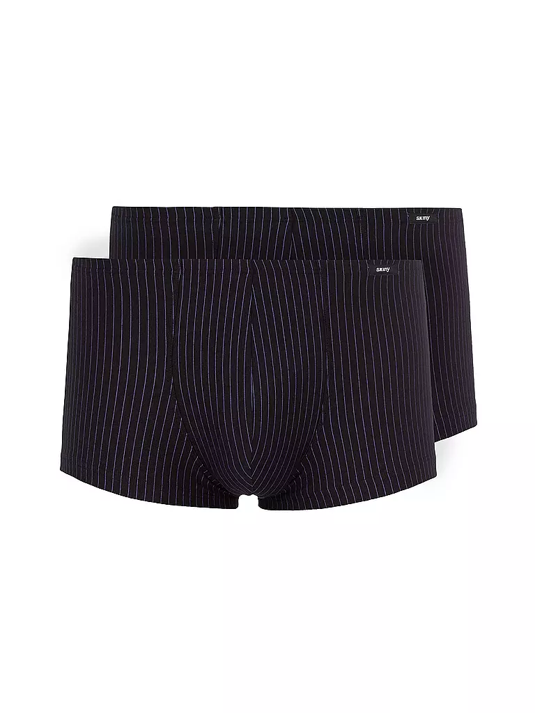 SKINY | Pants confezione da 2 "Advantage Men" a righe sottili | Nero
