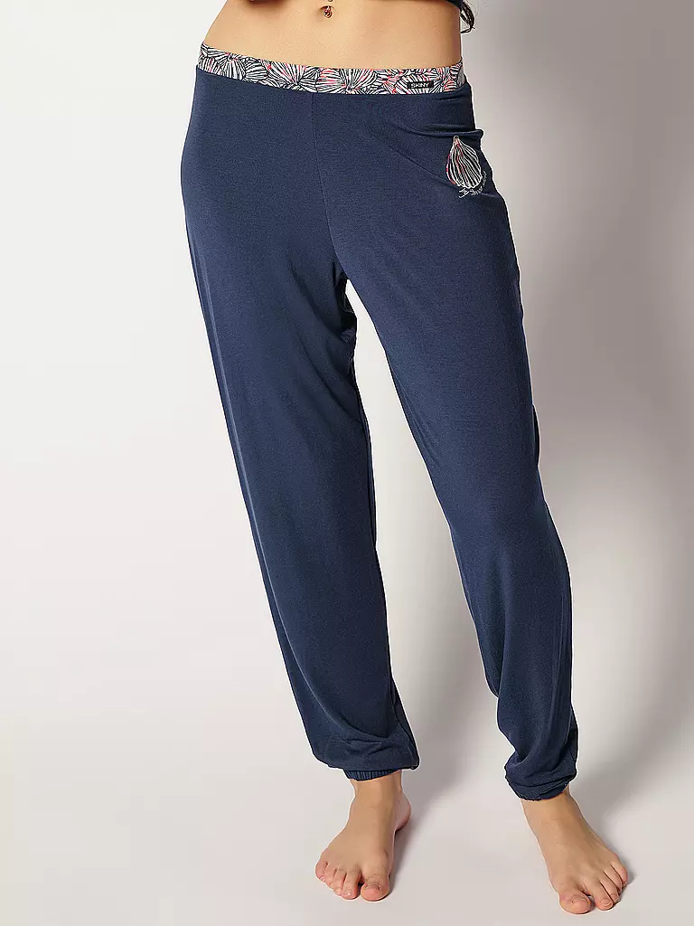 SKINY | Pyjamahose | Blu scuro