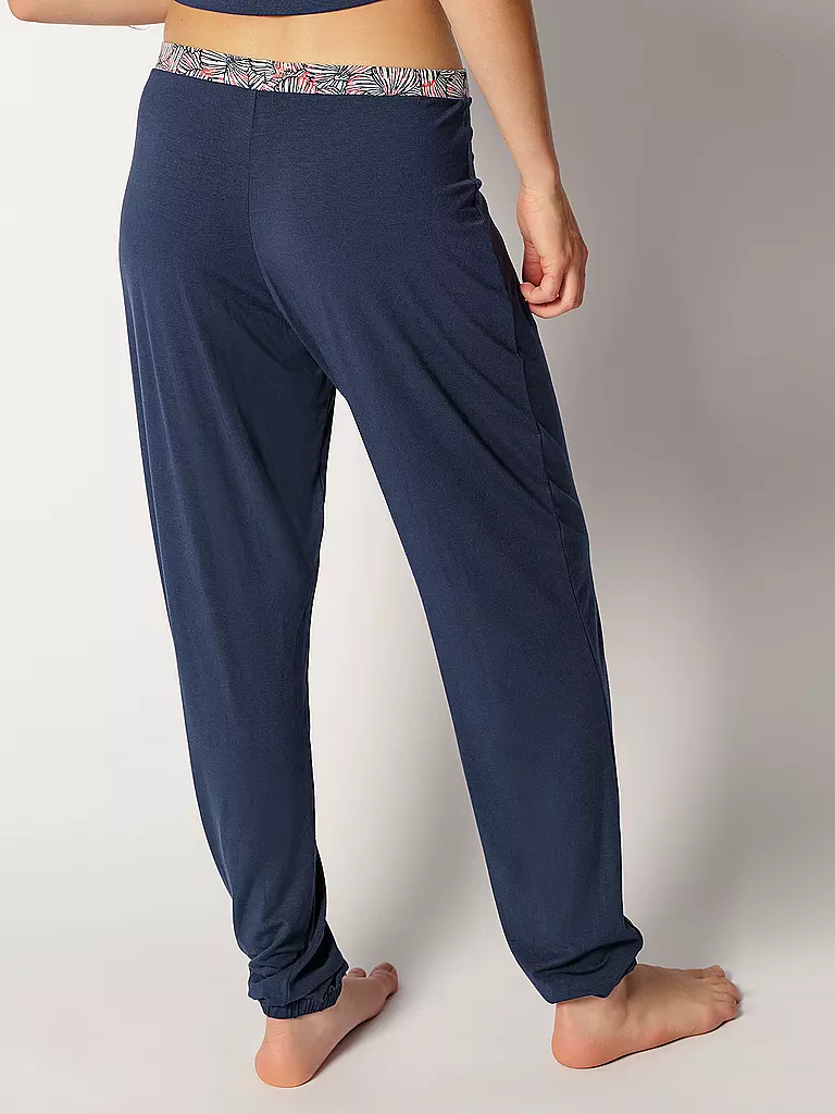 SKINY | Pyjamahose | Blu scuro