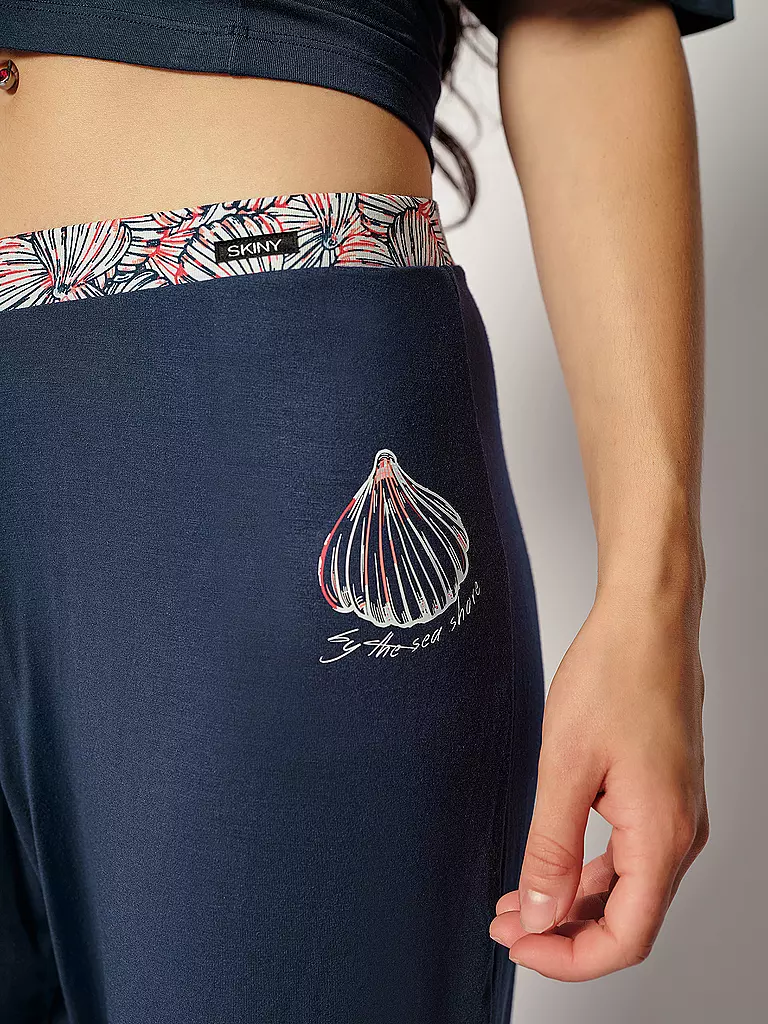 SKINY | Pyjamahose | Blu scuro