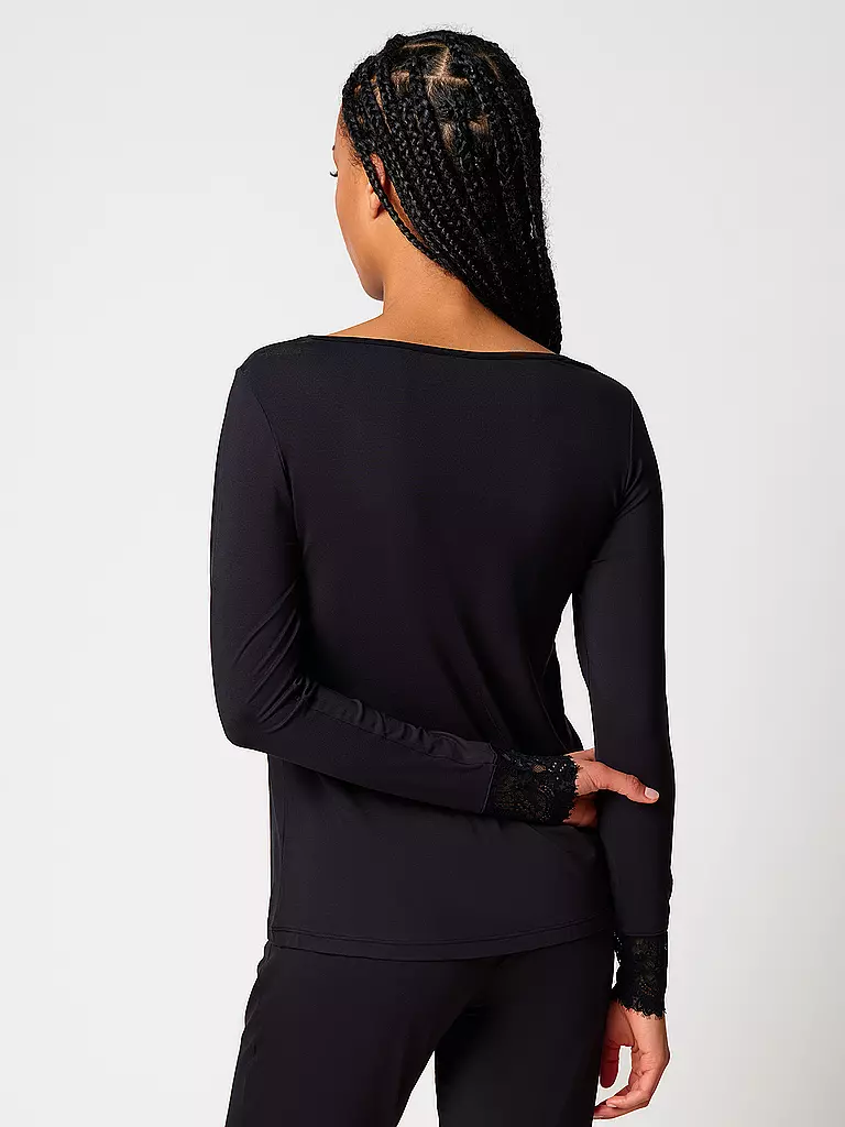 SKINY | Pyjamashirt NIGHT IN SKINY nero |