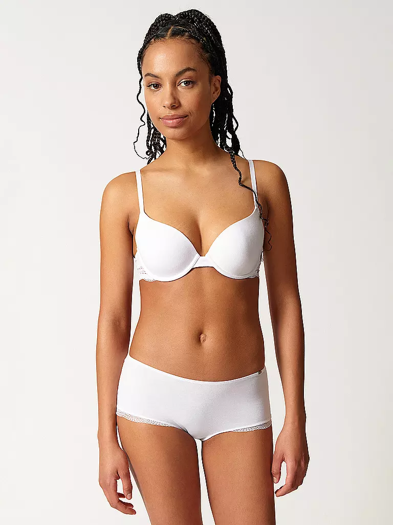 SKINY | Reggiseno a balconcino con ferretto | Bianco
