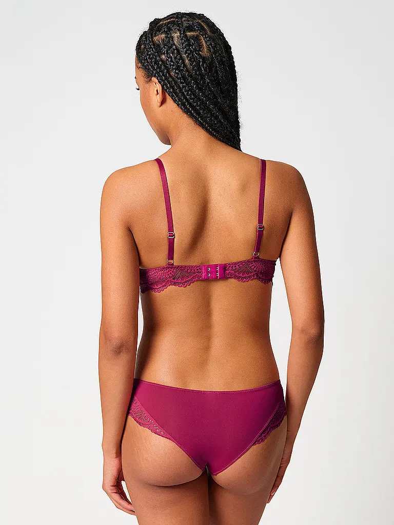 SKINY | Reggiseno imbottito con ferretto sangria | Rosso