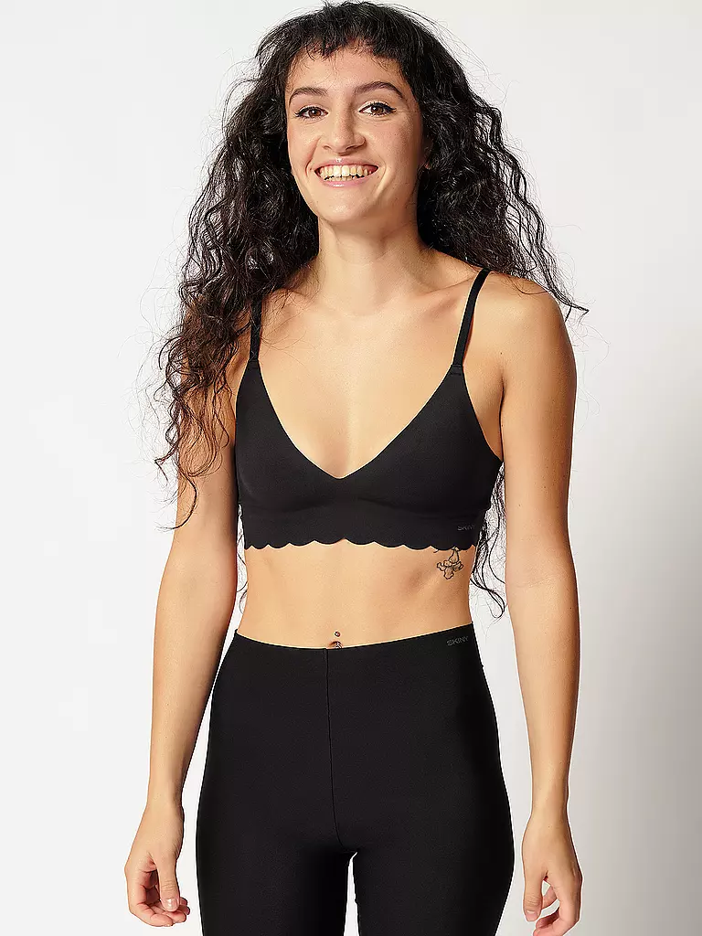 SKINY | Reggiseno morbido senza ferretto nero | Nero
