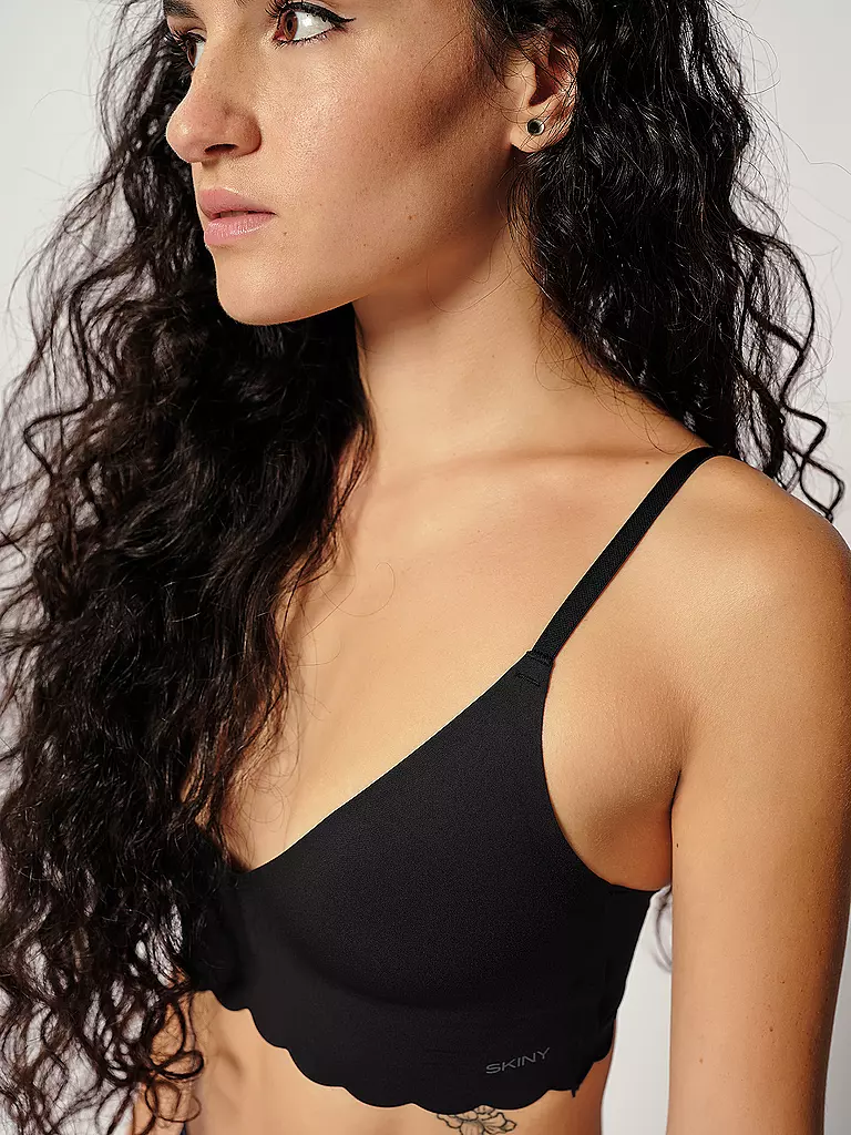 SKINY | Reggiseno morbido senza ferretto nero | Nero