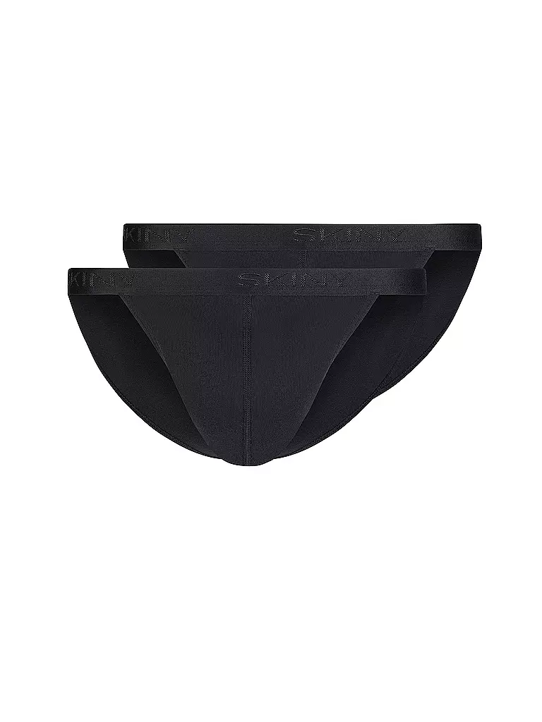 SKINY | Slip - Tanga confezione da 2 nero | Nero