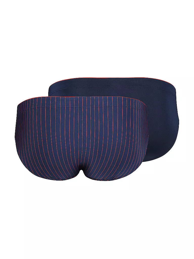 SKINY | Slip 2er Pkg. navyred stripes selection | Blu scuro