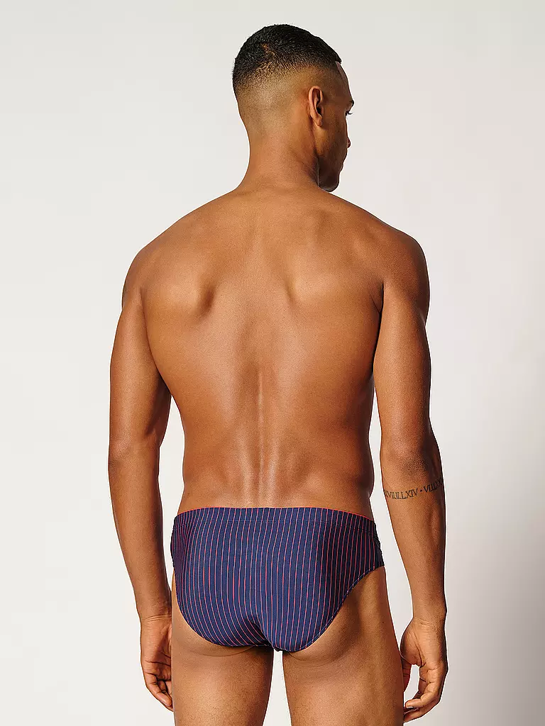 SKINY | Slip 2er Pkg. navyred stripes selection | Blu scuro