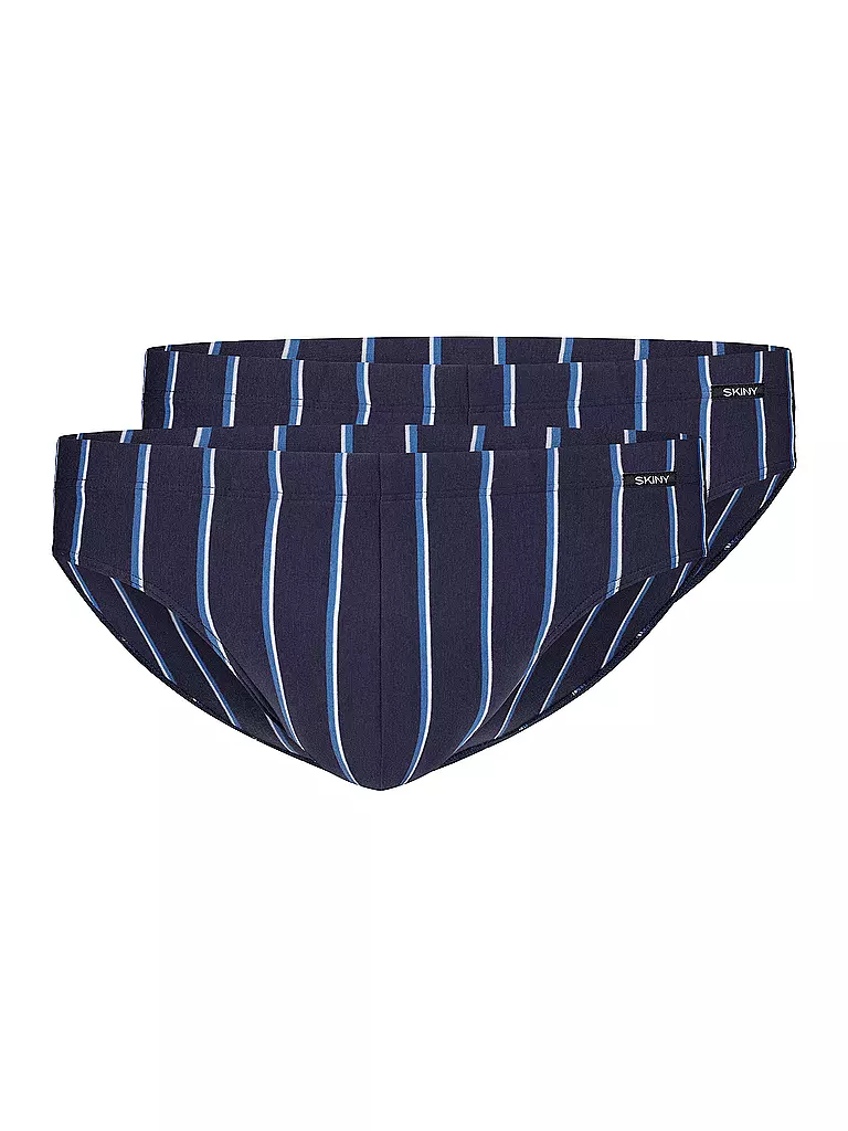 SKINY | Slip Brasiliano Uomo Pacco da 2 Advantage Men Crownblue Stripe | Blu