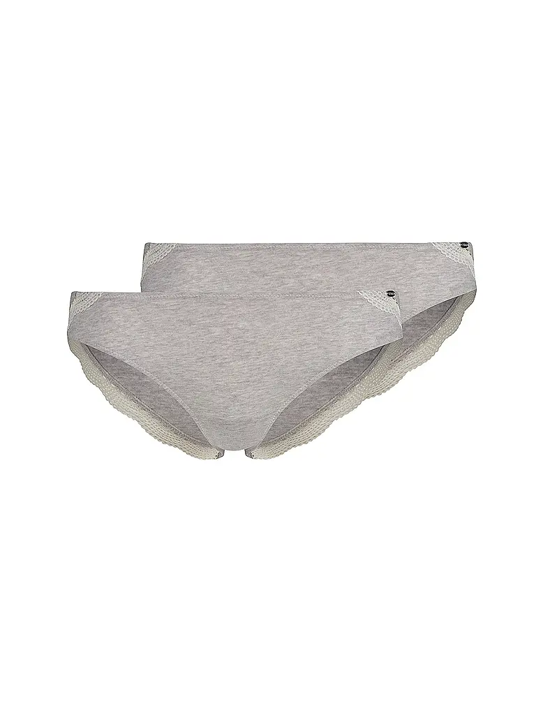 SKINY | Slip confezione da 2 grigio mélange | Grigio chiaro