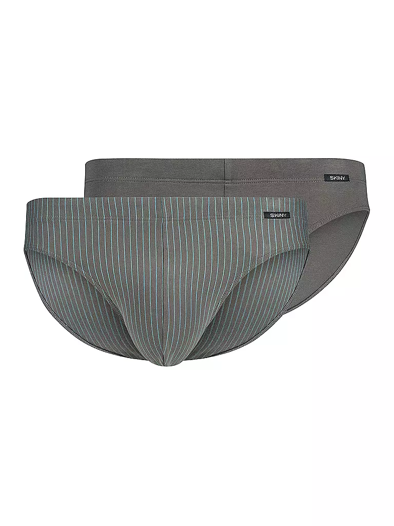 SKINY | Slip confezione da 2 gunmetal stripes selection | Grigio
