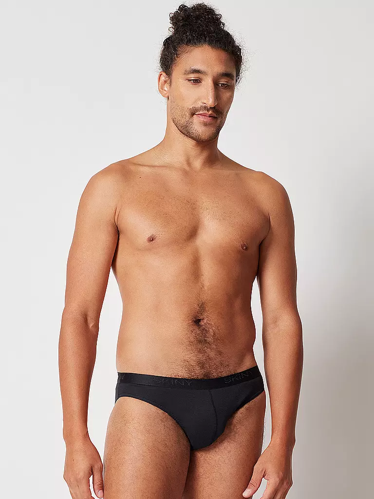 SKINY | Slip confezione da 2 nero | Nero