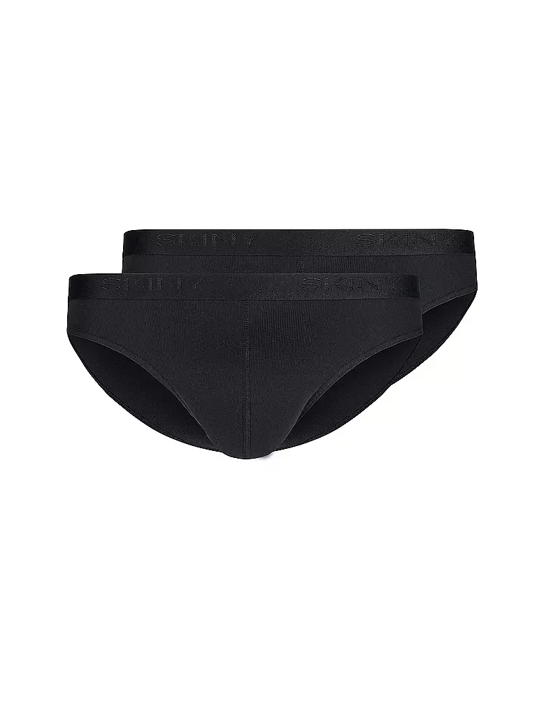 SKINY | Slip confezione da 2 nero | Nero