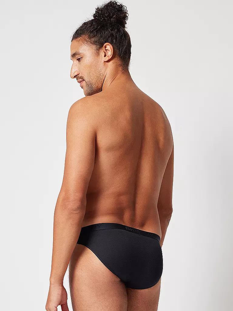 SKINY | Slip confezione da 2 nero | Nero