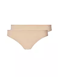 SKINY | String 2-er Pkg. "Micro Lovers" garnetblack selection | Beige