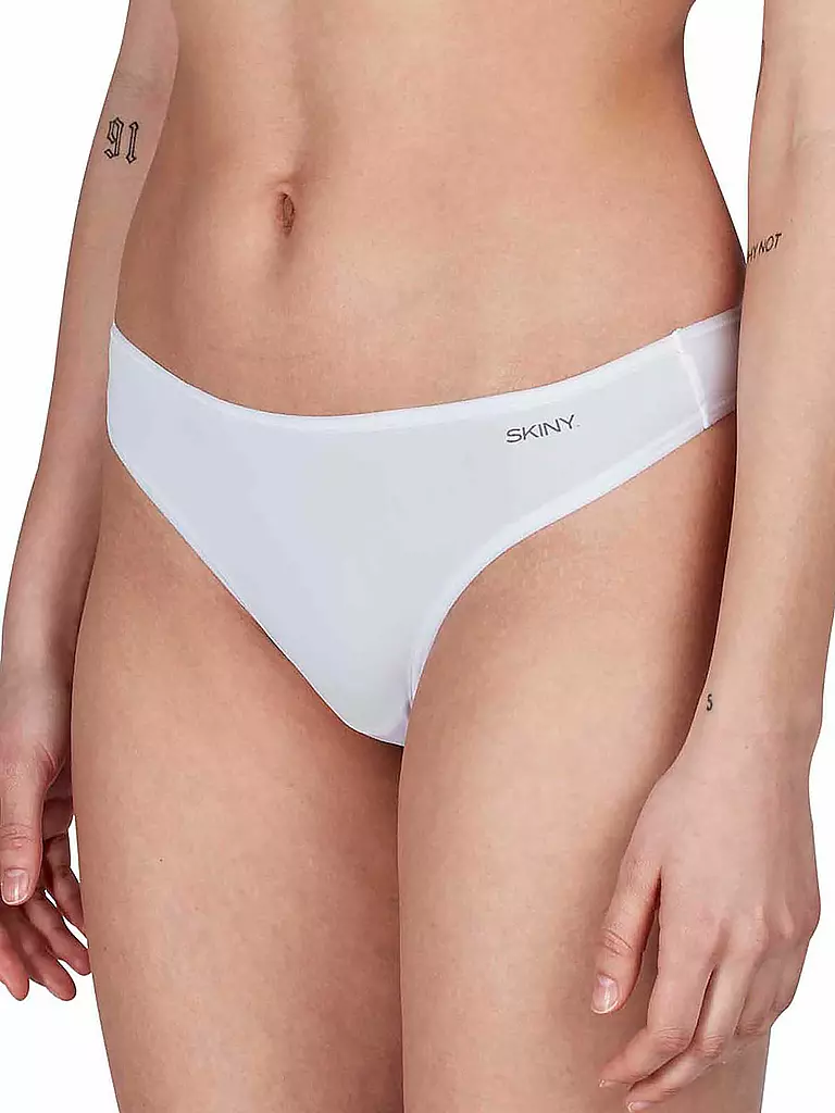 SKINY | String confezione da 2 "Micro Lovers" (Bianco) | Bianco