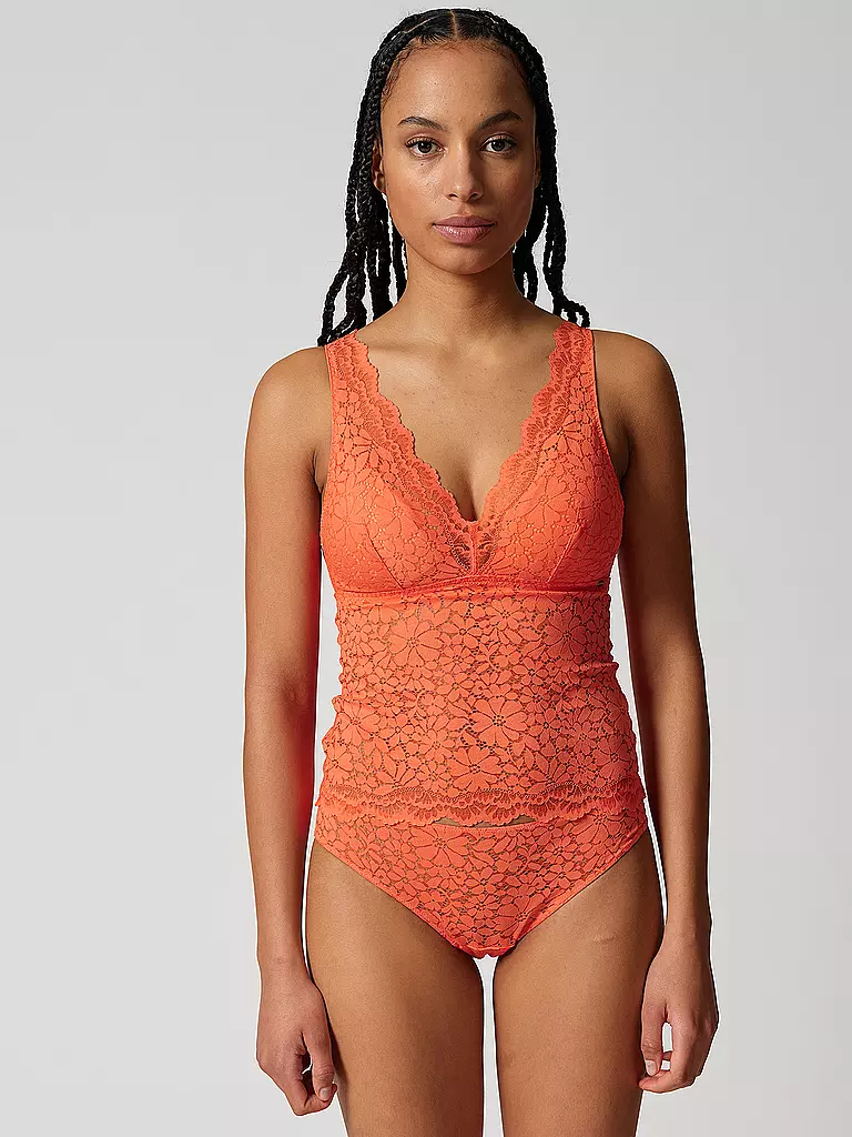 SKINY | Top - Bustier cheeky flamingo | Arancione
