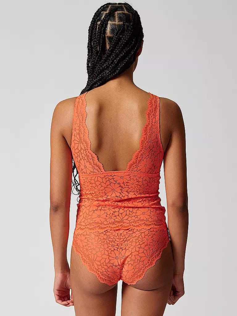 SKINY | Top - Bustier cheeky flamingo | Arancione