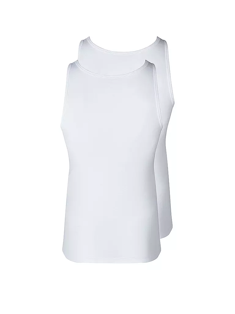 SKINY | Top - Canottiera, confezione da 2 (Bianco) | 