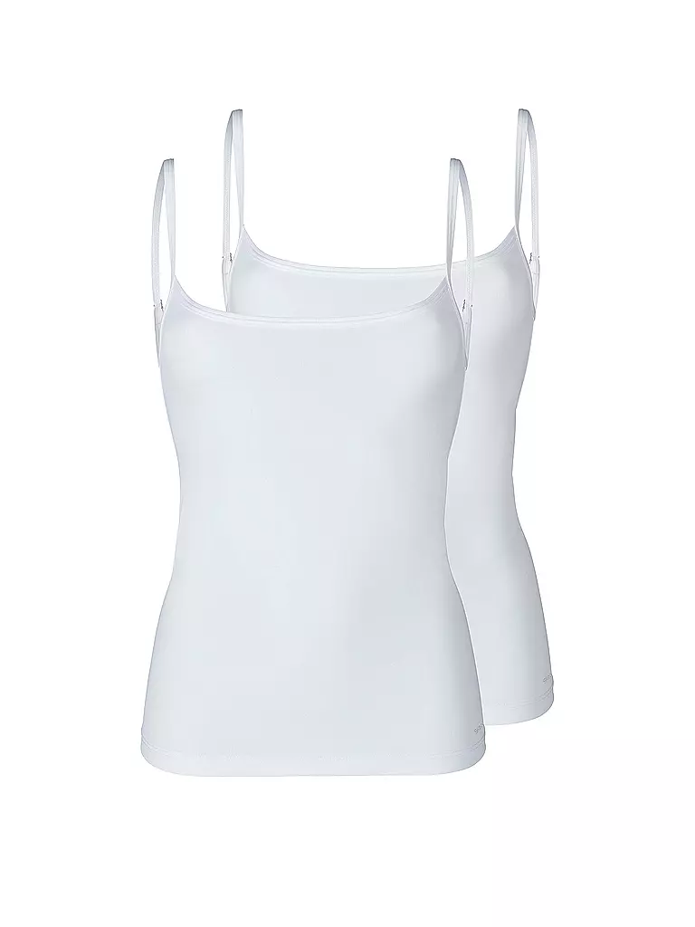 SKINY | Top confezione da 2 "Micro Lovers" (Bianco) | Bianco