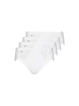SLOGGI | Slip "Midi Chic" confezione da 4 (Bianco)