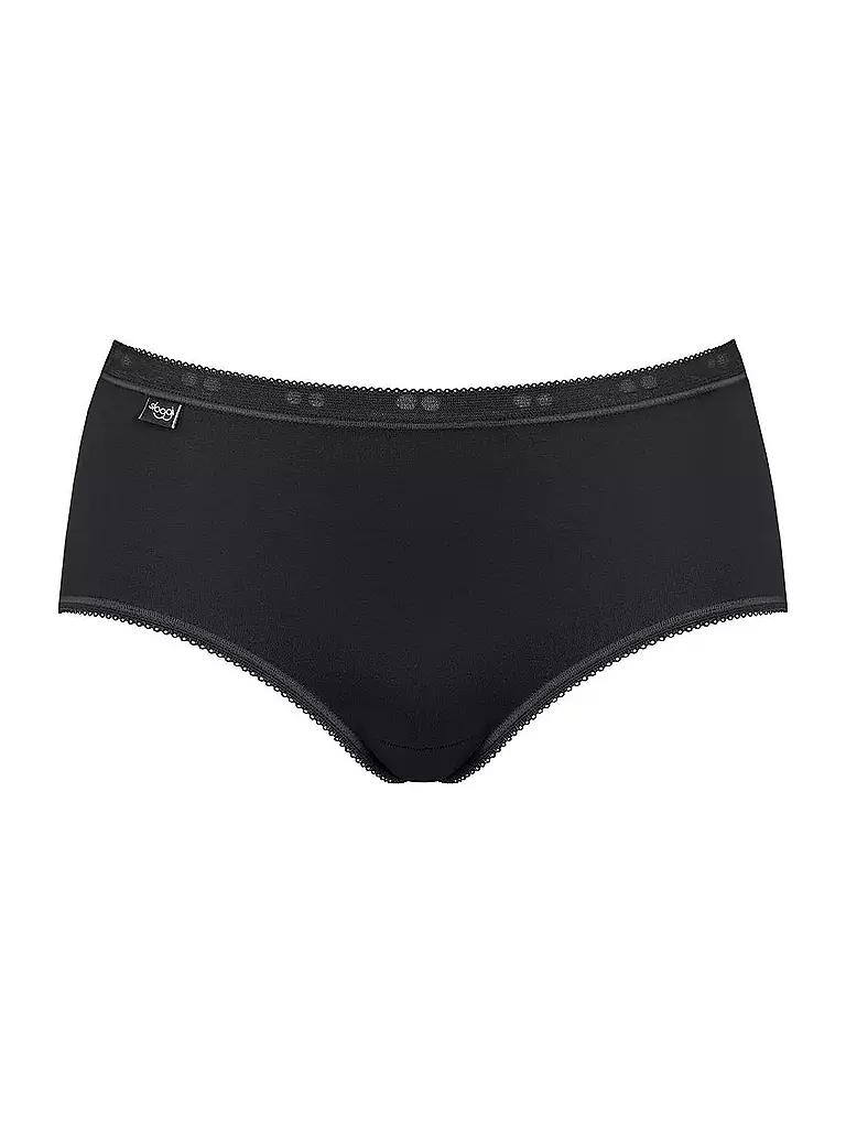 SLOGGI | Midi-Slip "Basic" confezione da 4 (Nero) | 