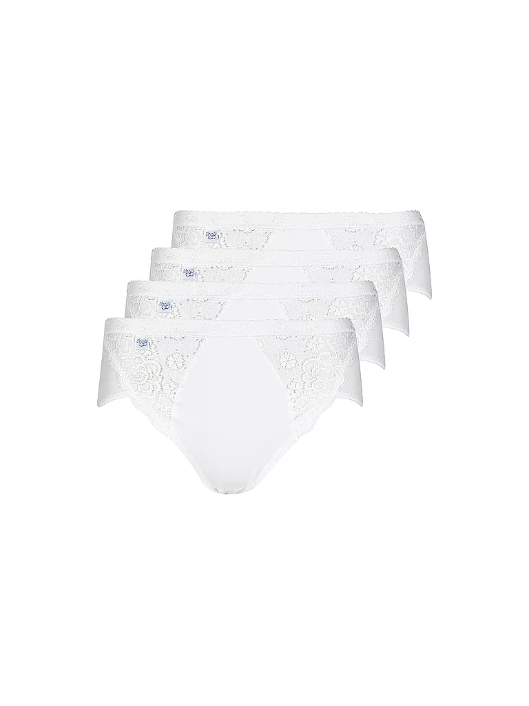 SLOGGI | Slip "Midi Chic" confezione da 4 (Bianco) | Bianco