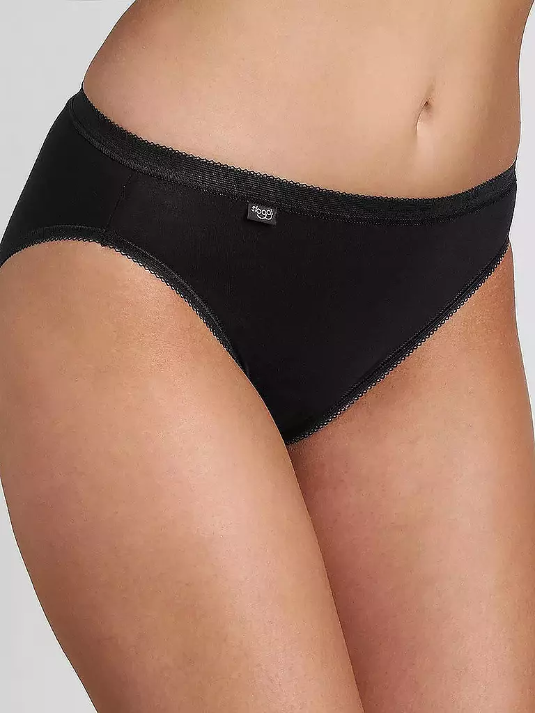 SLOGGI | Slip confezione da 4 "Basic" (Nero) | Nero