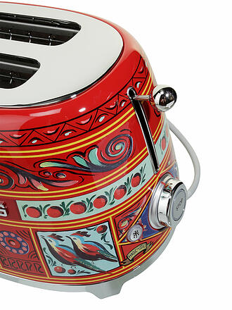 SMEG | Tostapane (2 fette) "Dolce Gabbana" TSF01DG (Rosso/Decorato)