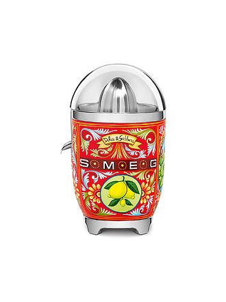 SMEG | Spremiagrumi "Dolce Gabbana" CJF01DG (Rosso/Decoro)