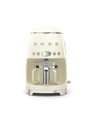 SMEG | Macchina da caffè filtro Stile retrò anni '50 Crema DCF02CREU